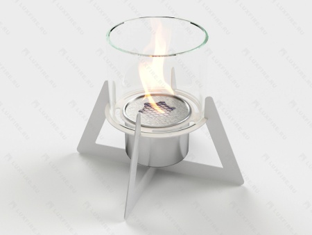 Настольный биокамин Lux Fire "Альфа" (белый) по цене 9 922 руб.