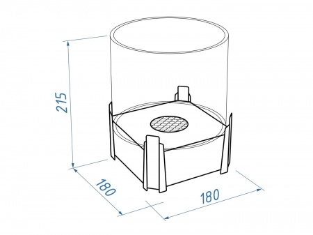 Настольный биокамин Lux Fire Зодиак "Водолей" Чёрный по цене 15 000 руб.