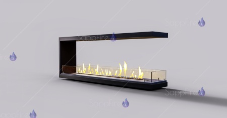 Встраиваемый биокамин / торцевой сквозной очаг 700 (SappFire) по цене 39 000 руб.