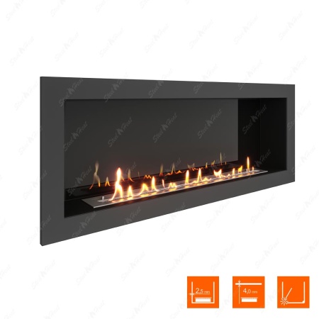 Биокамин SteelHeat ONE 1400 стемалит по цене 57 800 руб.