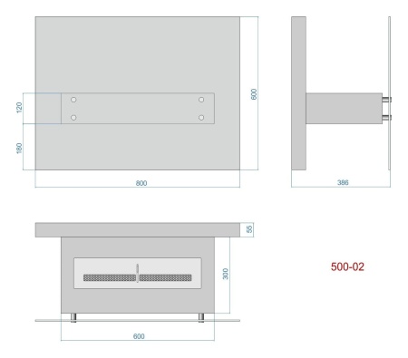 Напольный биокамин Lux Fire "Консул 2" 800 по цене 54 120 руб.