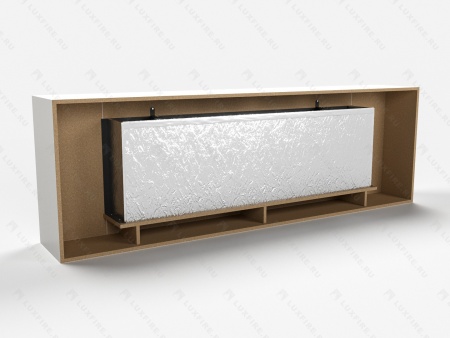 Биокамин Lux Fire с порталом Гринго 60, белый по цене 136 392 руб.