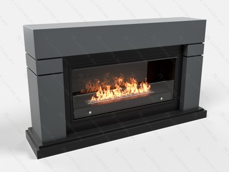 Биокамин Lux Fire с порталом Эльбрус 42, графит по цене 124 306 руб.