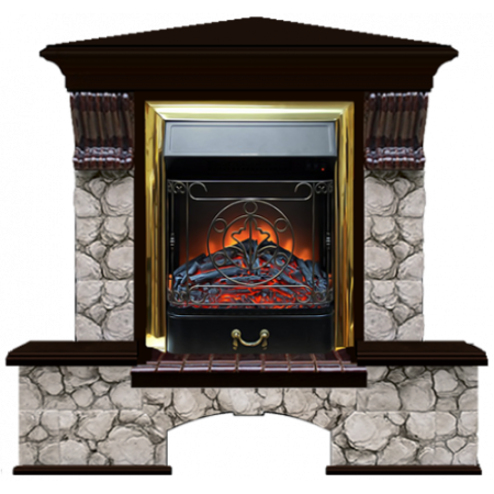 Бостон К Карелия угловой (венге)+Majestic Brass