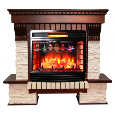 Экстер сланец (темный дуб)+Panoramic 25 LED FX QZ