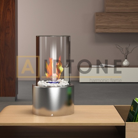 Биокамин настольный Airtone – Rond Steel по цене 8 000 руб.