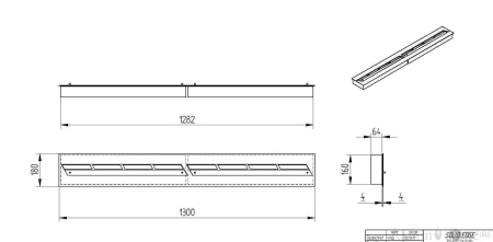 Прямоугольный контейнер ZeFire 1300 по цене 65 500 руб.