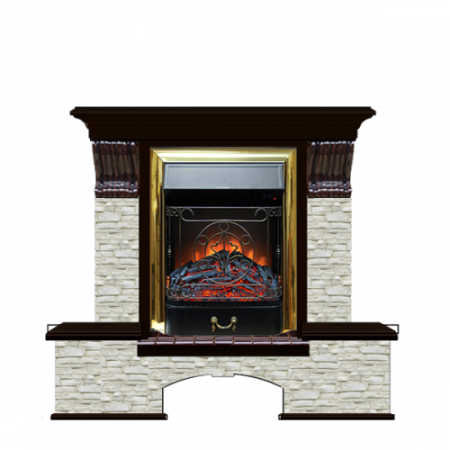 Бостон К Грот однотонный (венге)+Majestic Brass